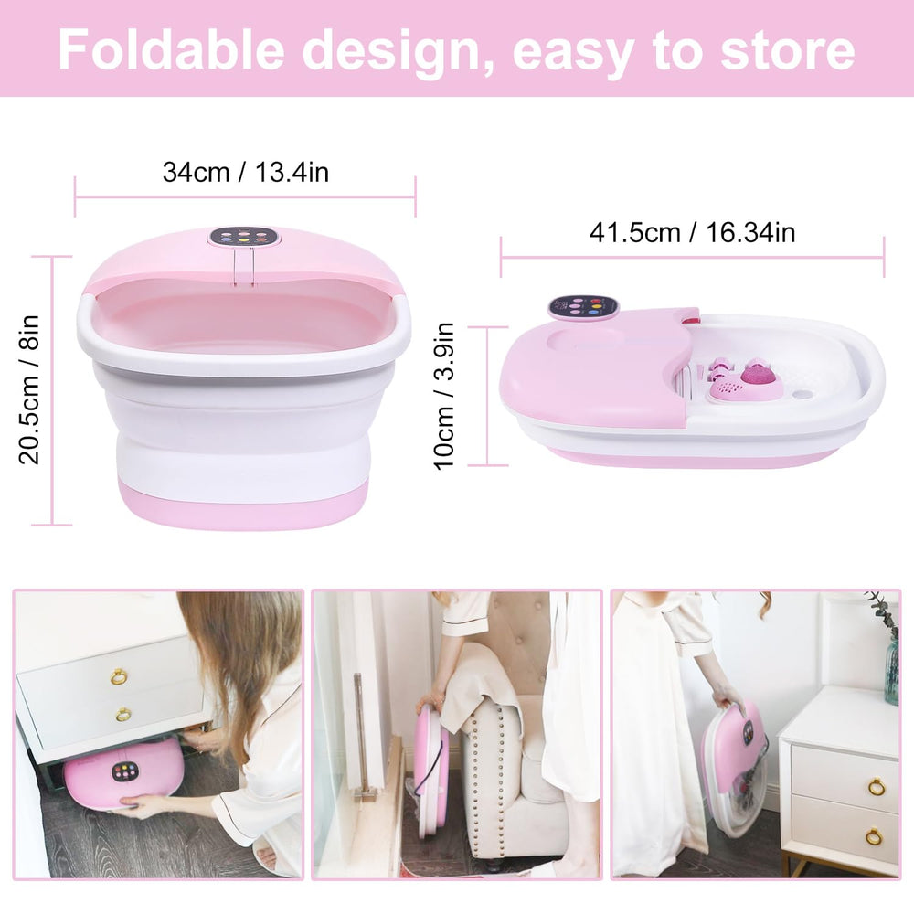 WHALSTAR foot spa includes medicine box and pumice stone for care