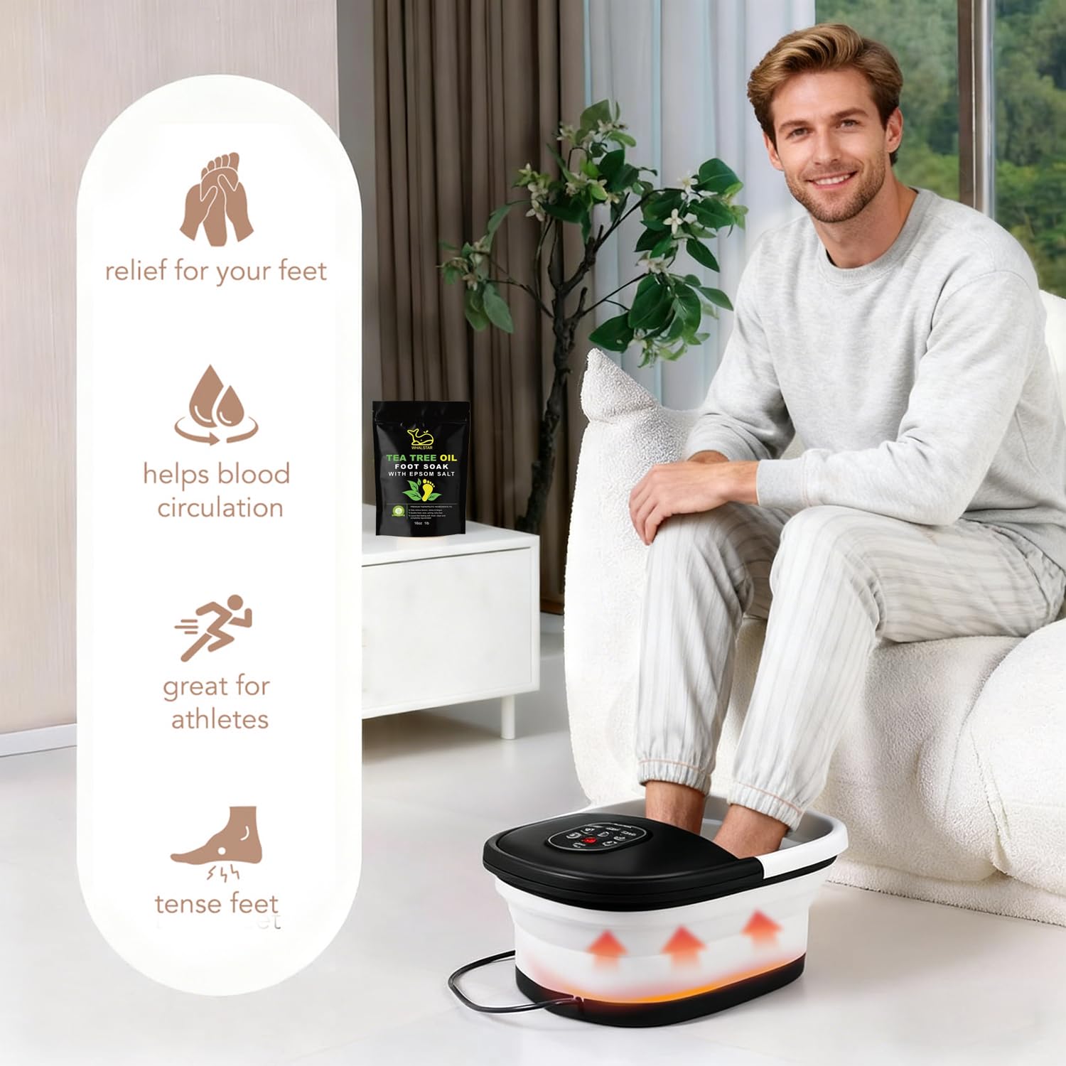 WHALSTAR remote control and red light enable simple adjustments during soaks.