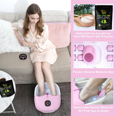 WHALSTAR removable massage rollers target acupoints on feet