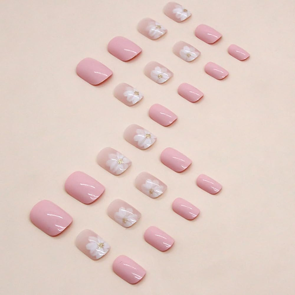 Whiosyrt ABS material press-on nails lightweight and durable