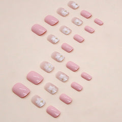 Whiosyrt ABS material press-on nails lightweight and durable