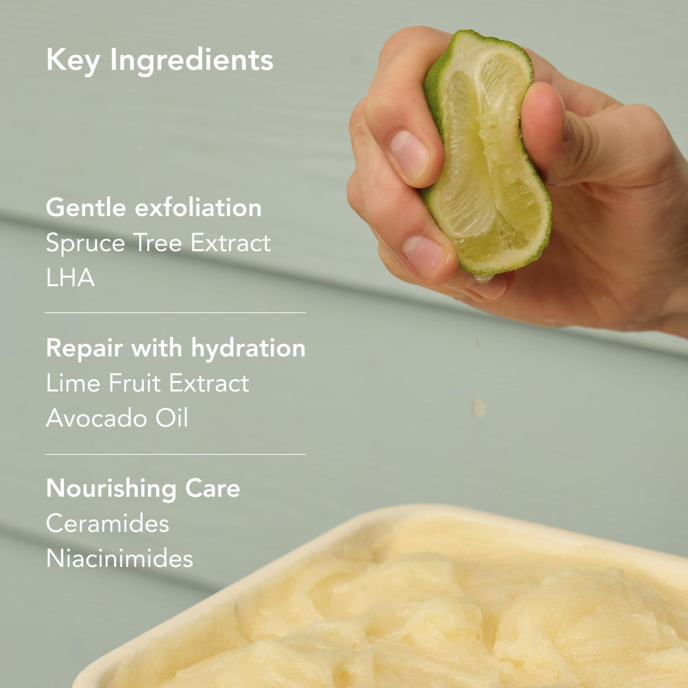 Whipped Semo Face and Body multi-use scrub in action.