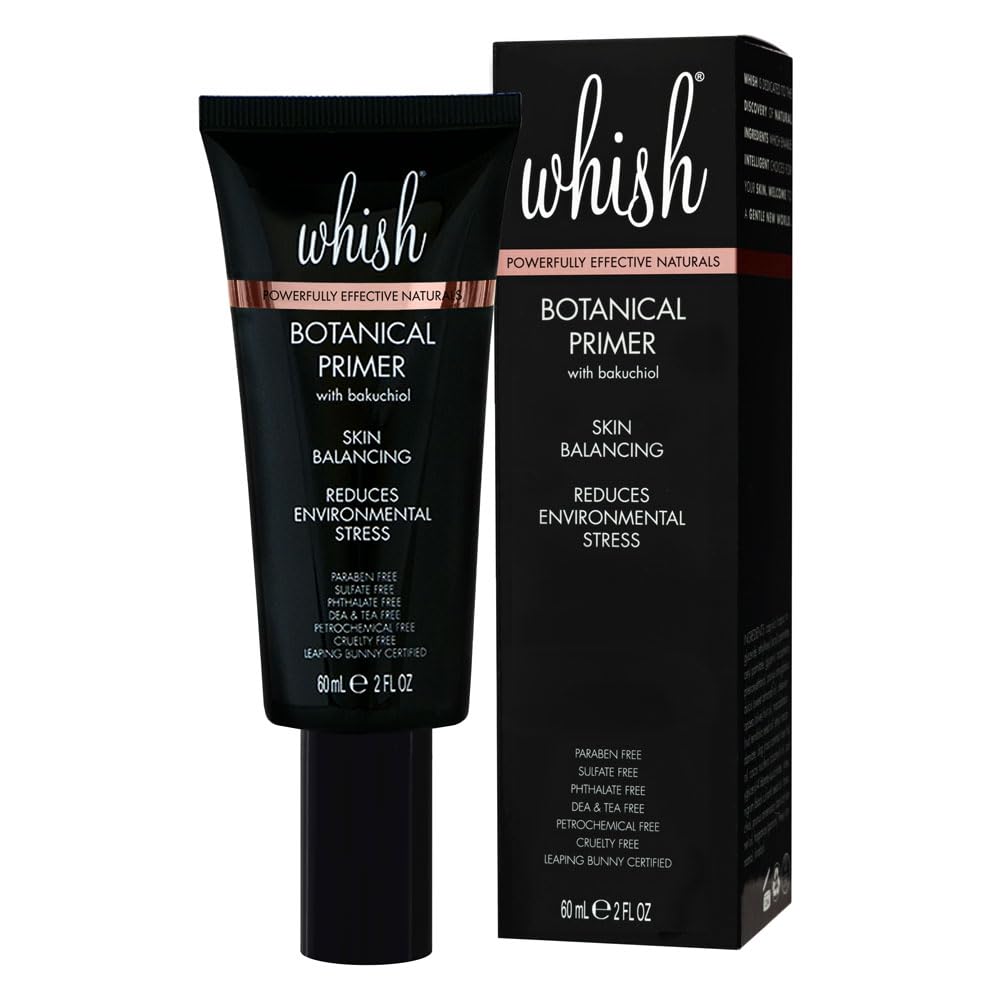 Whish Botanical Primer bakuchiol glow offers natural retinol-like radiance