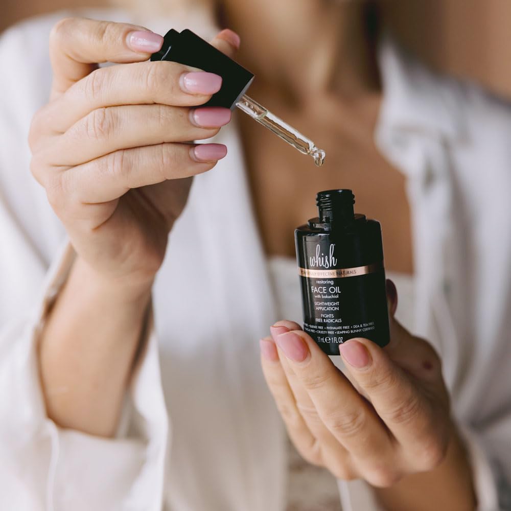 Whish Ingredients closeup shows natural oils powering hydration and soothing glow.