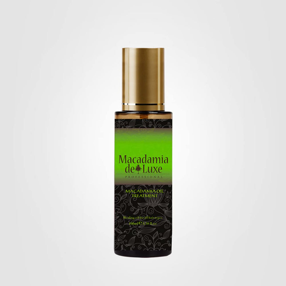 Whisper Whip Macadamia Deluxe Serum travel-friendly bottle on vanity.