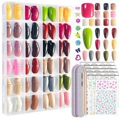 Whisrvival press‑on nails kit contents for versatile DIY manicures.