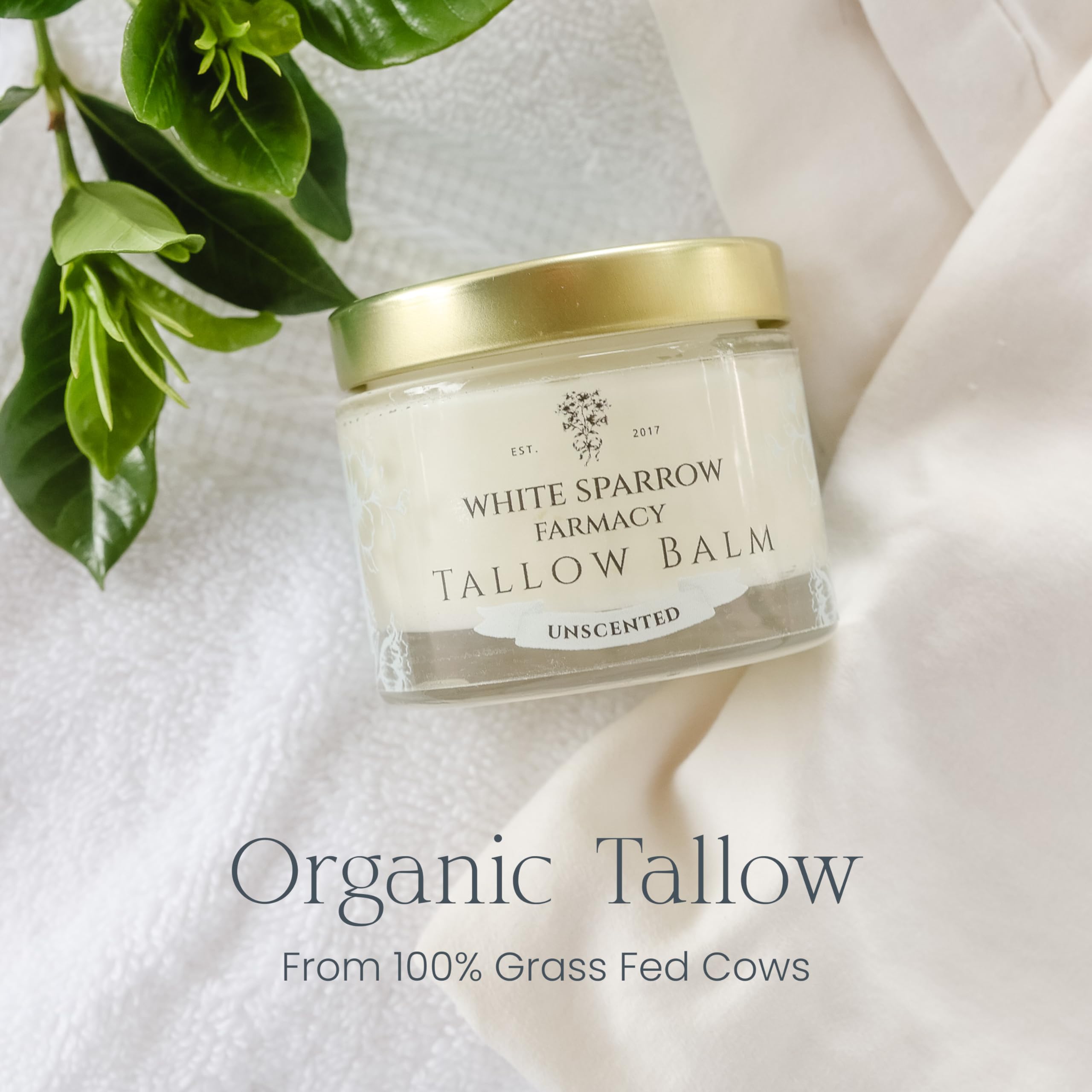 White Sparrow Farmacy unscented balm melts easily, leaving a gentle protective layer