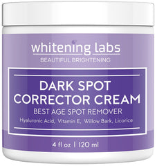 Whitening Labs Dark Spot Corrector bottle pump for targeted spot care.