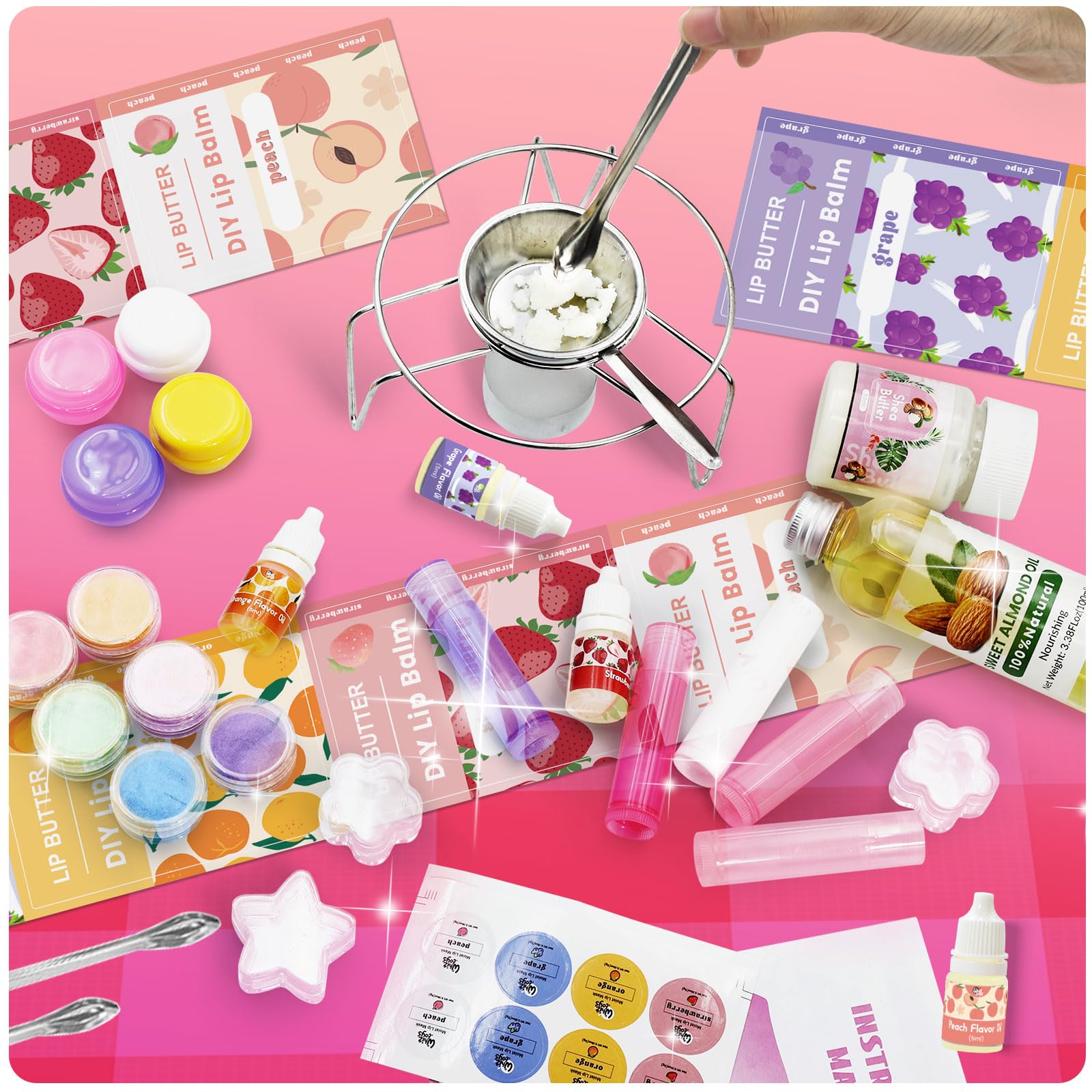 WhizToys flavors and scents for inviting lip balms