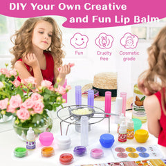 WhizToys kit ingredients with natural beeswax and shea butter for moisturized lips