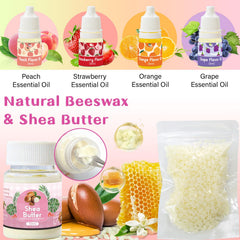 WhizToys unique-shaped molds for varied lip balm textures and looks