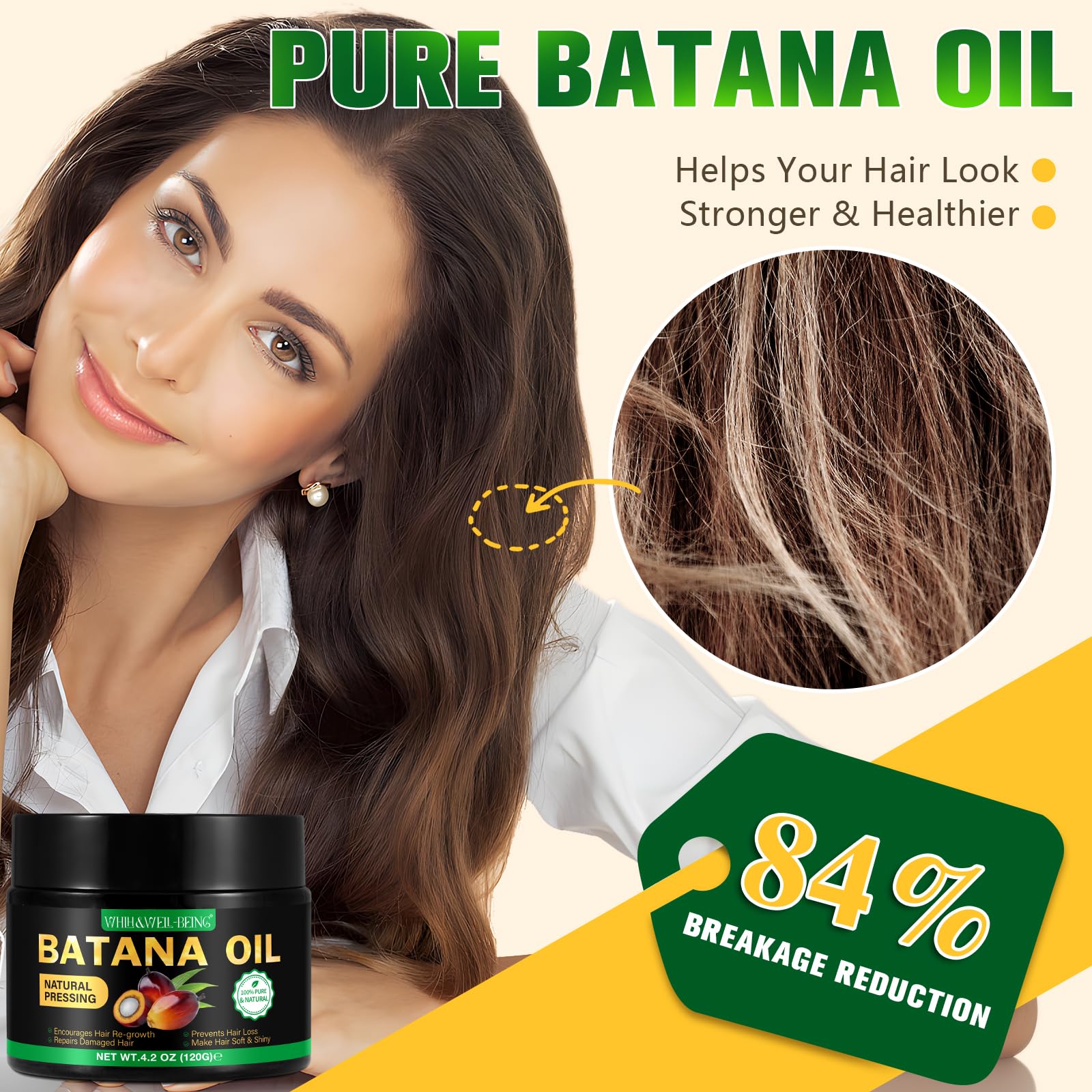 WHLH & WELL-BEING Batana Oil texture close-up revealing purity