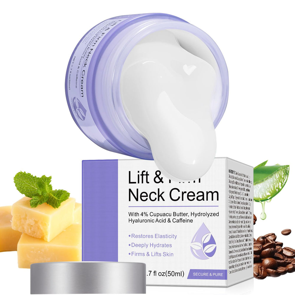WHLH & WELL-BEING Neck Creams fine lines visual helps improve neck appearance over time