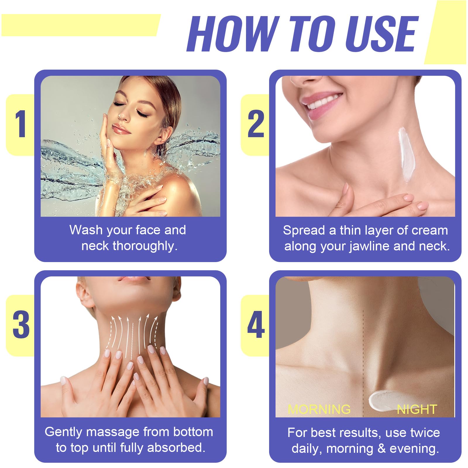 WHLH & WELL-BEING Neck Creams morning evening routine supports consistent care