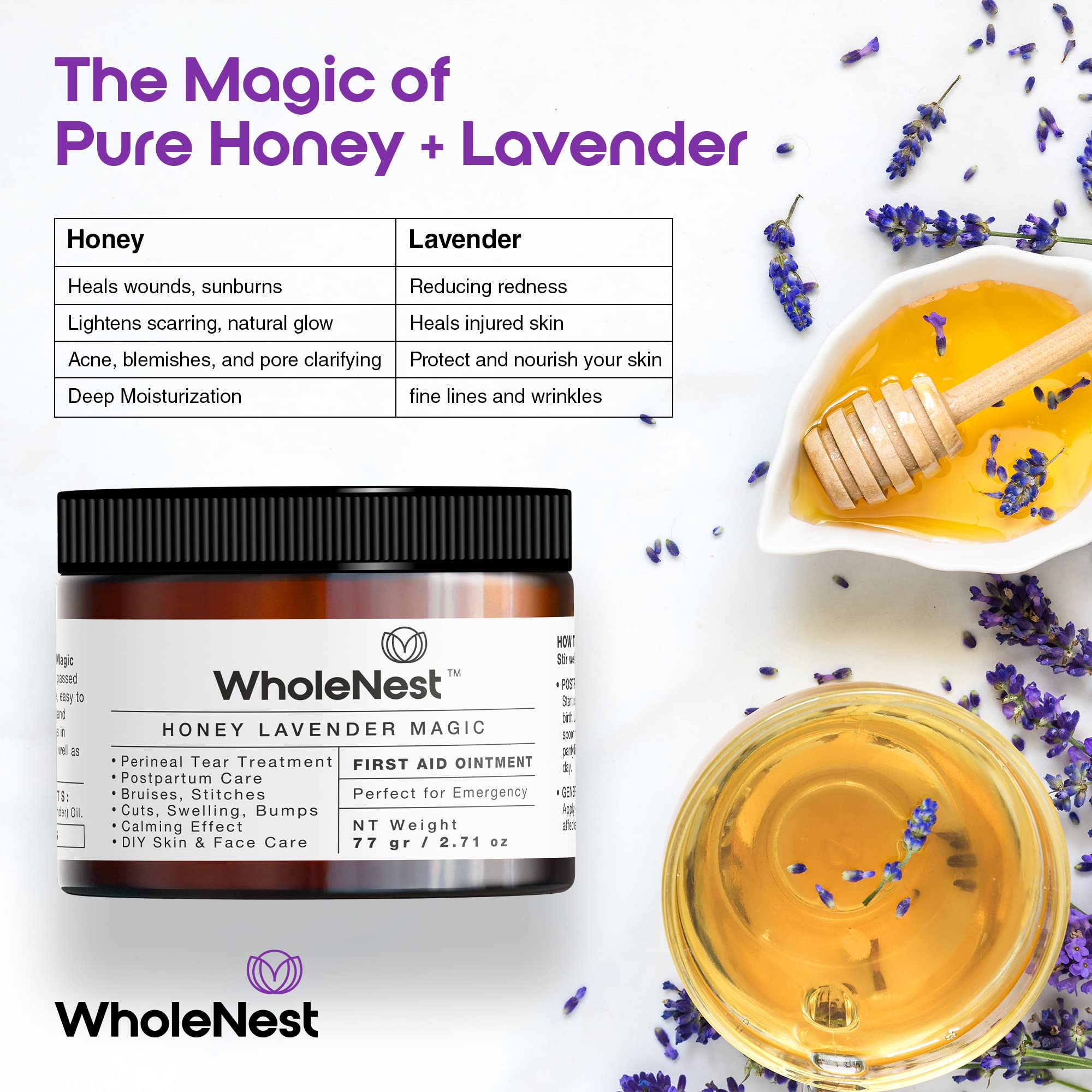 WholeNest balm used for a kitchen burn relief demonstration