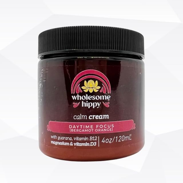 Morning ritual with Wholesome Hippy Daytime Focus Cream for clarity