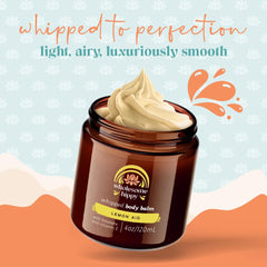 Wholesome Hippy Lemon-Aid Balm being applied to the face shows light spread and non-greasy finish.