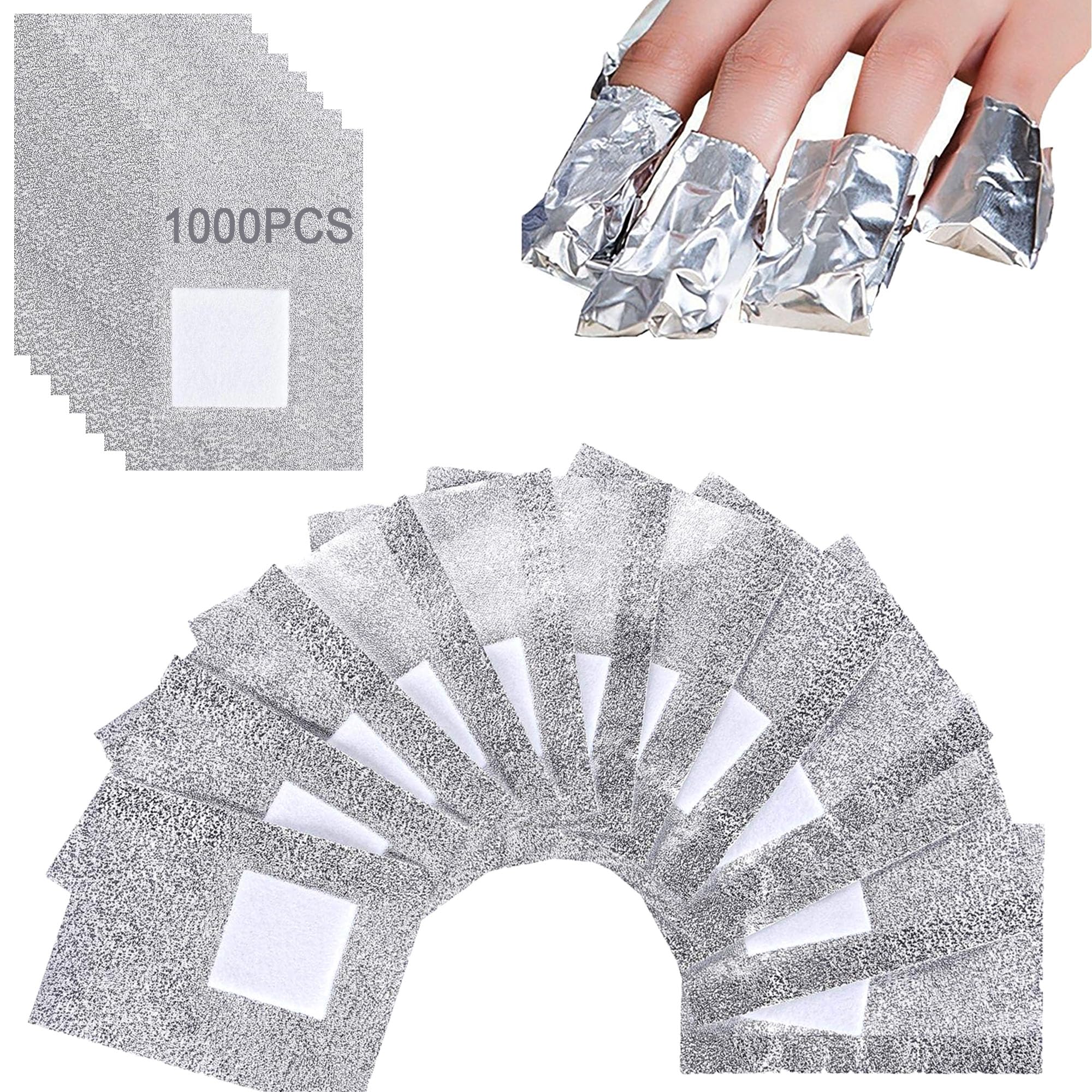 Whyogeta foil wraps cover nails for quick gel polish removal
