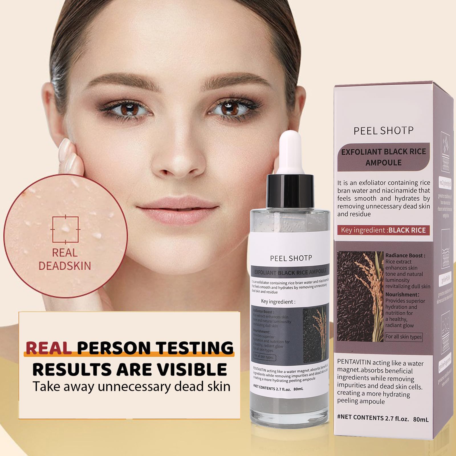 WICUSE Deep Cleanse close-up emphasizing pore refinement.
