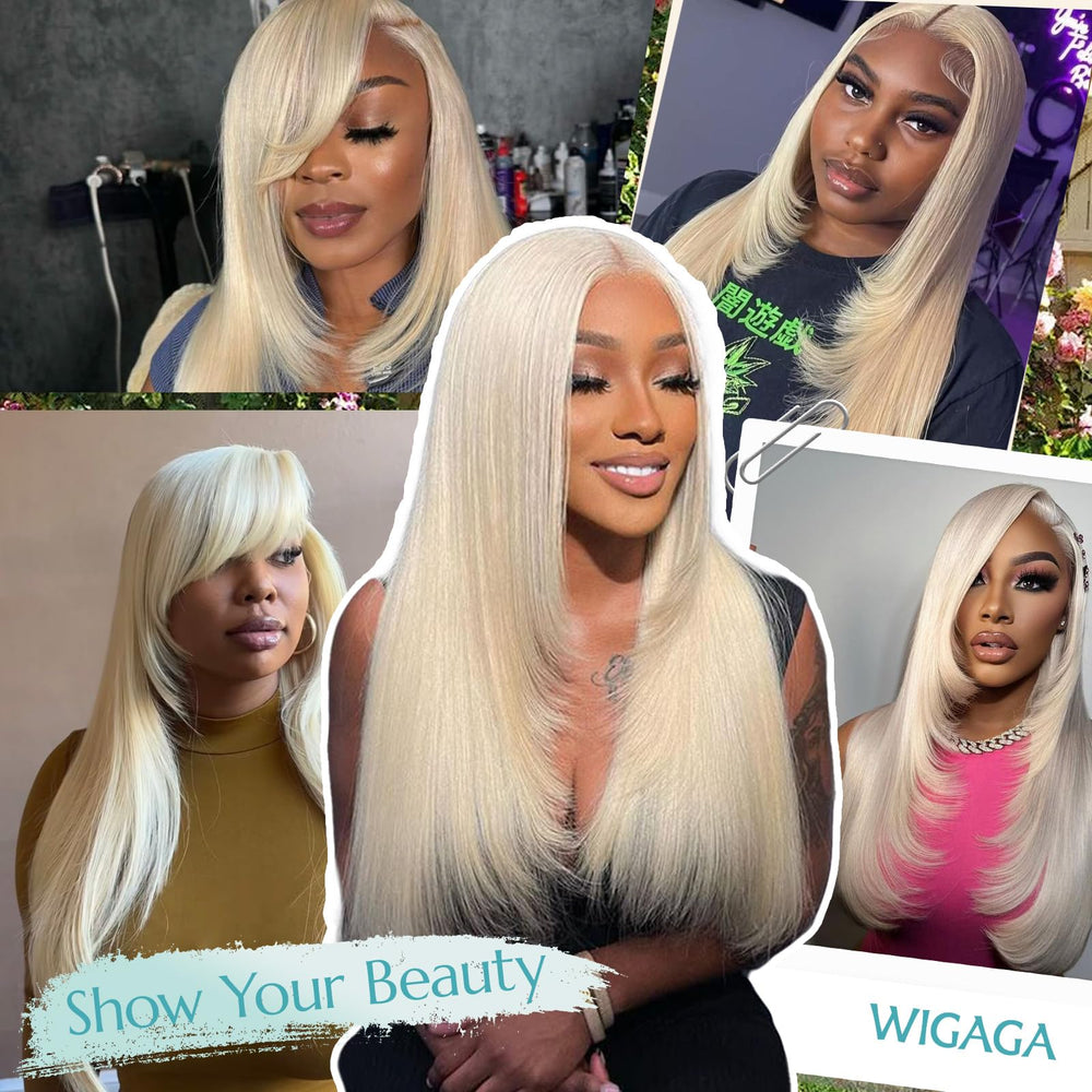 WIGAGA complete package with wig caps for easy setup and daily wear