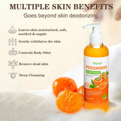 Wigarjur Persimmon and Green Tea Extracts ingredients showcased for soothing, effective deodorization.