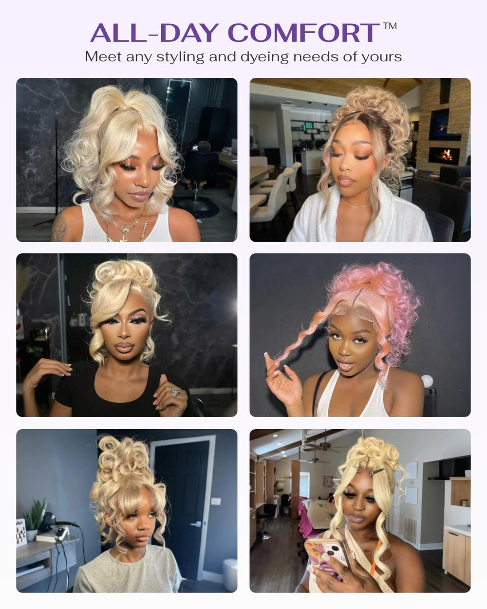 Wigcool 20-inch length creates elegant updos and full-bodied waves.