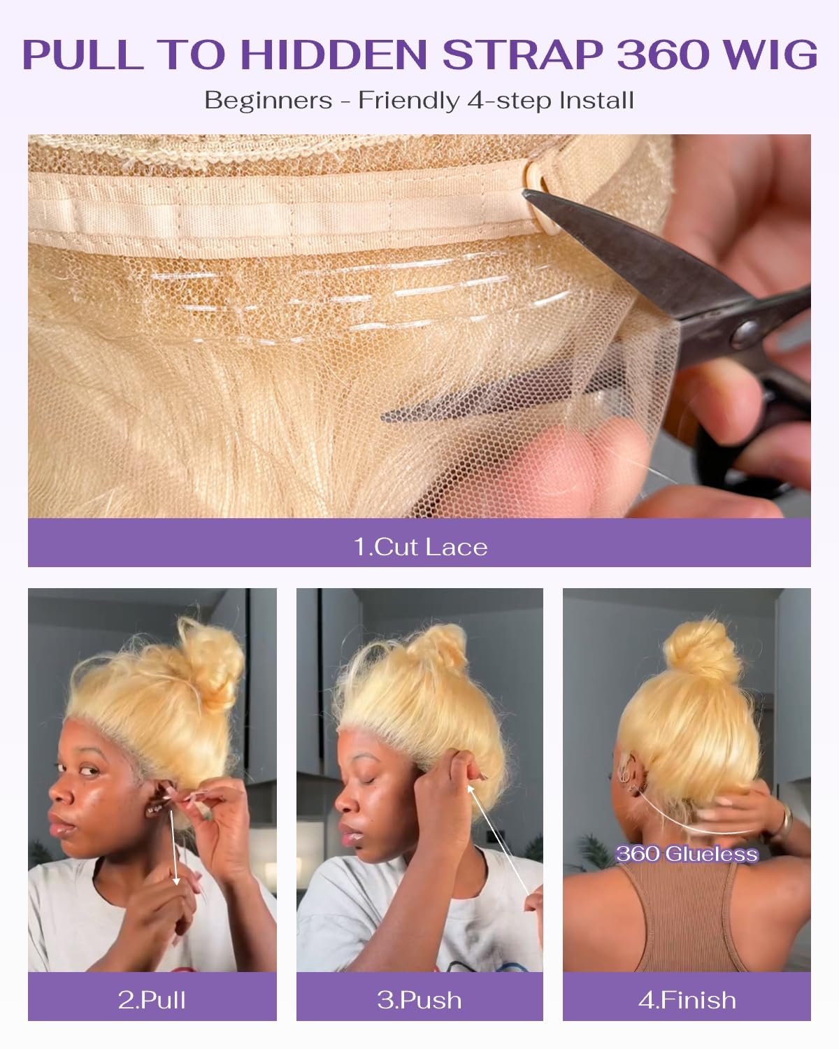 Wigcool 613 blonde style suits vibrant, sunlit looks for daily wear.