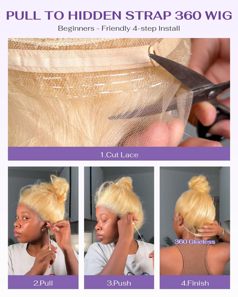 Wigcool 613 blonde style suits vibrant, sunlit looks for daily wear.