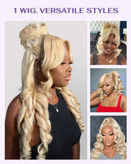 Wigcool pre-plucked hairline enhances realism for quick, ready-to-wear styling.