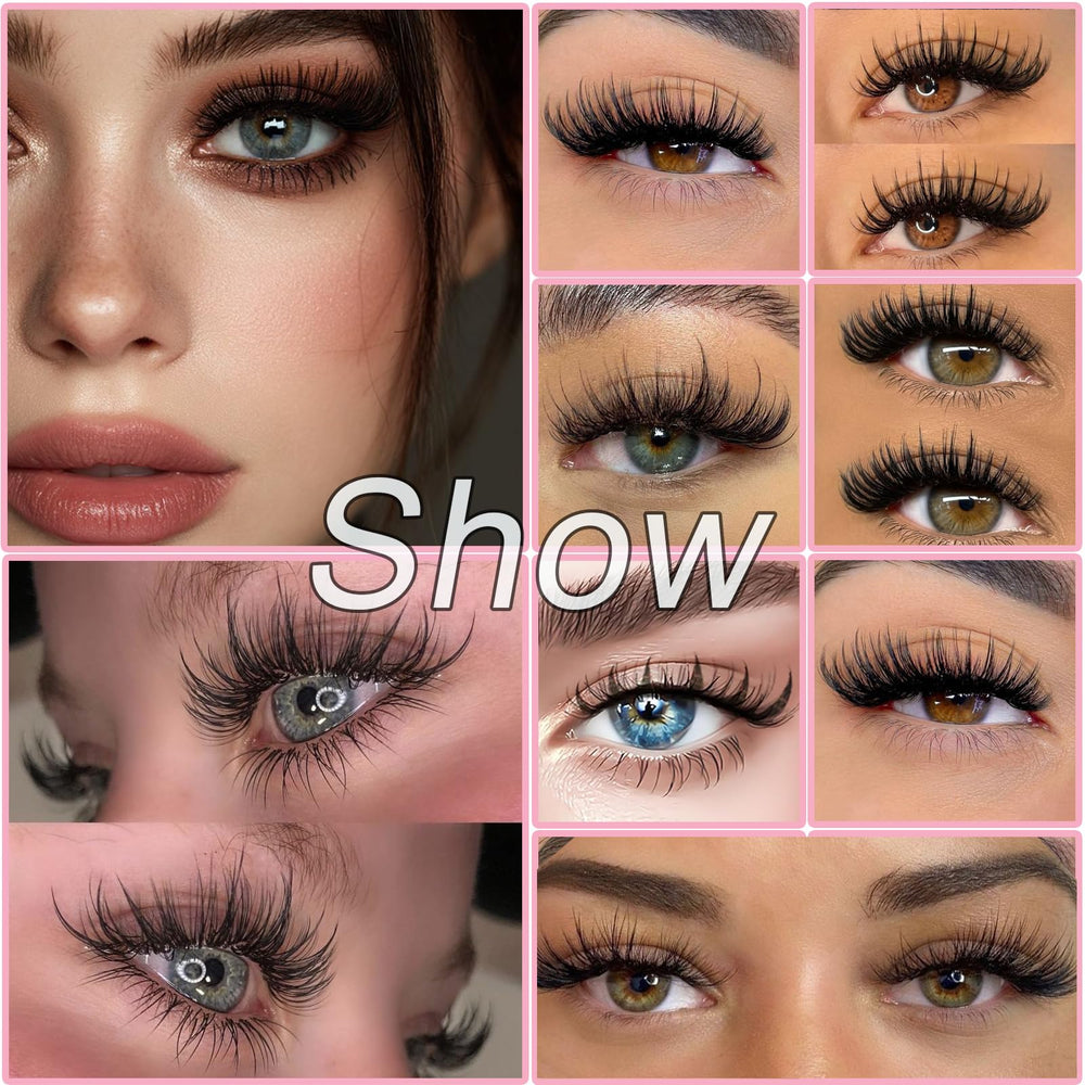 WIGICD D-curl lashes displayed for a lifted, fluffy look