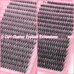 WIGICD Manga Lash Clusters with 9–16 mm lengths for customizable density.