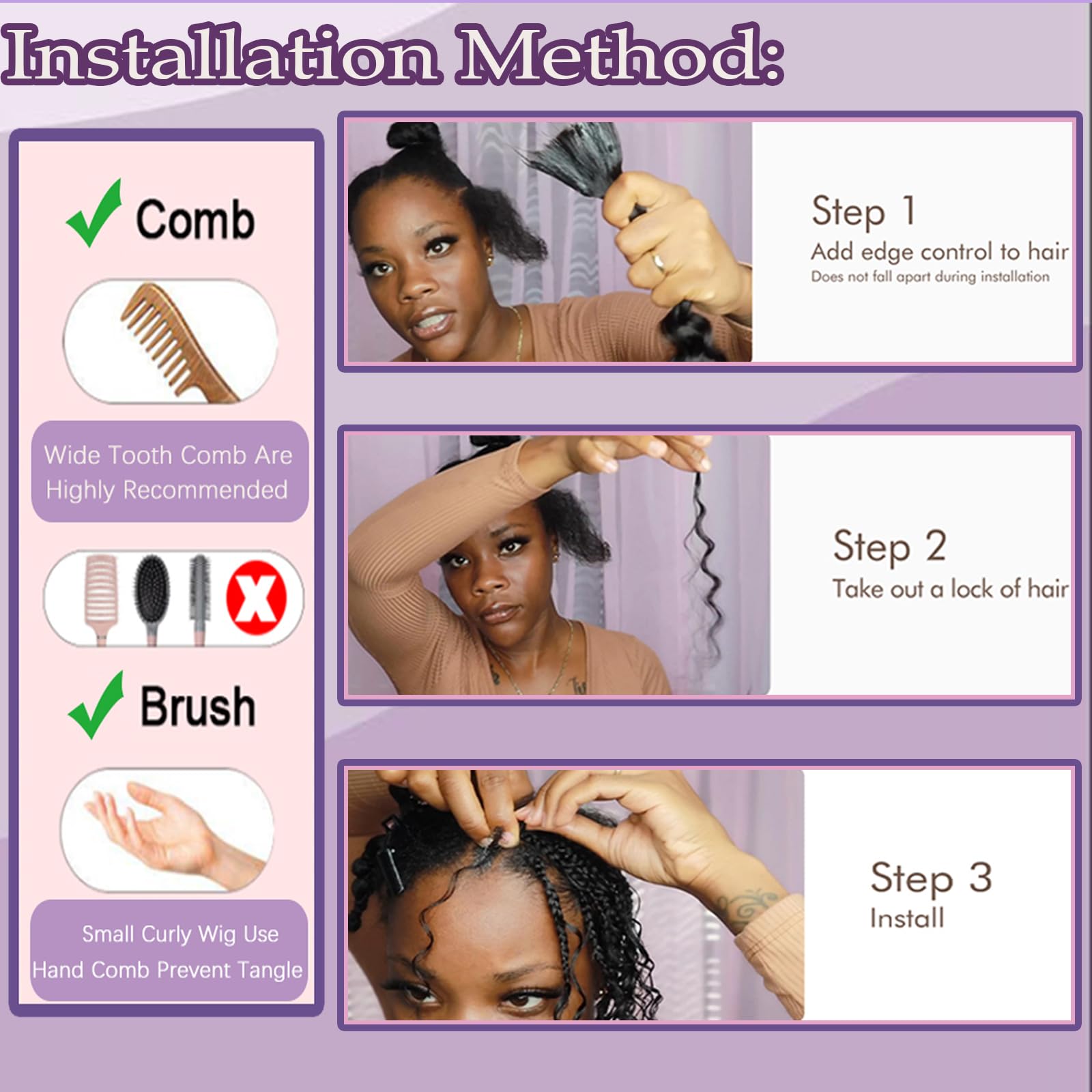 WIGICD smooth synthetic-human mix braiding hair feels close to natural hair.