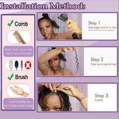 WIGICD smooth synthetic-human mix braiding hair feels close to natural hair.