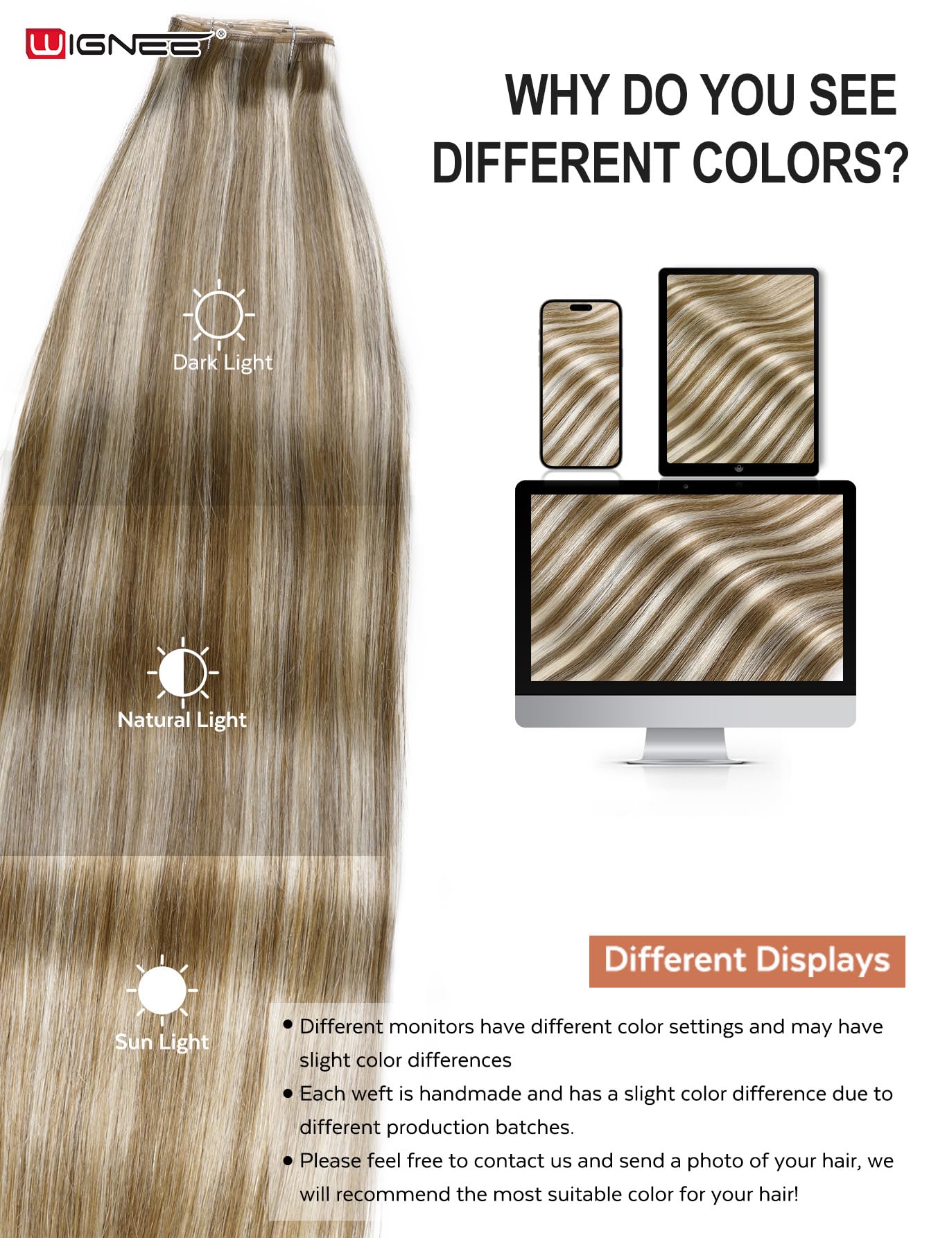 WIGNEE reusable extensions with proper care for multiple wears.