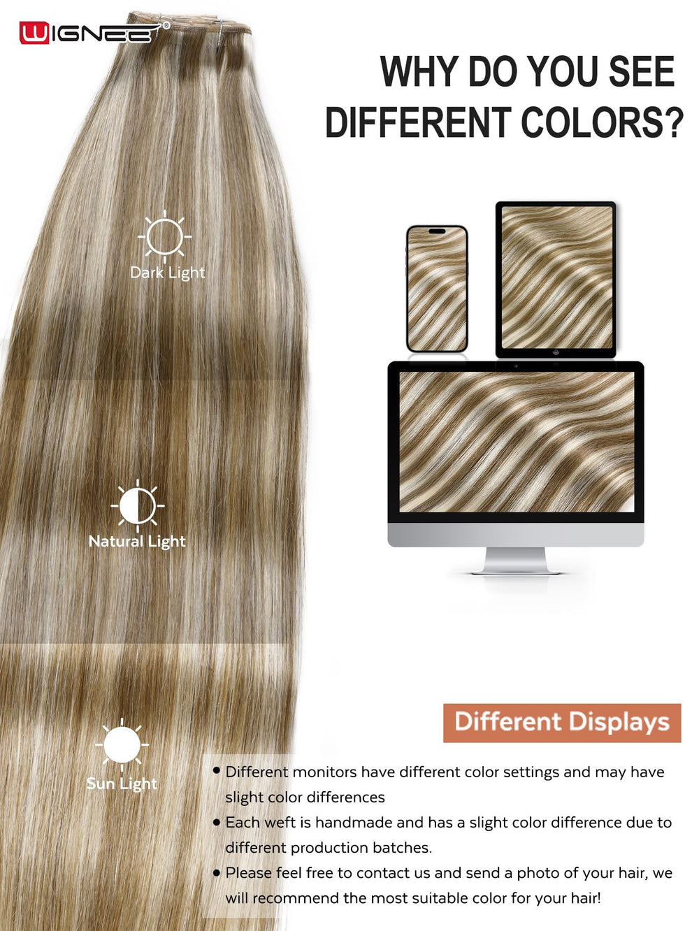 WIGNEE reusable extensions with proper care for multiple wears.