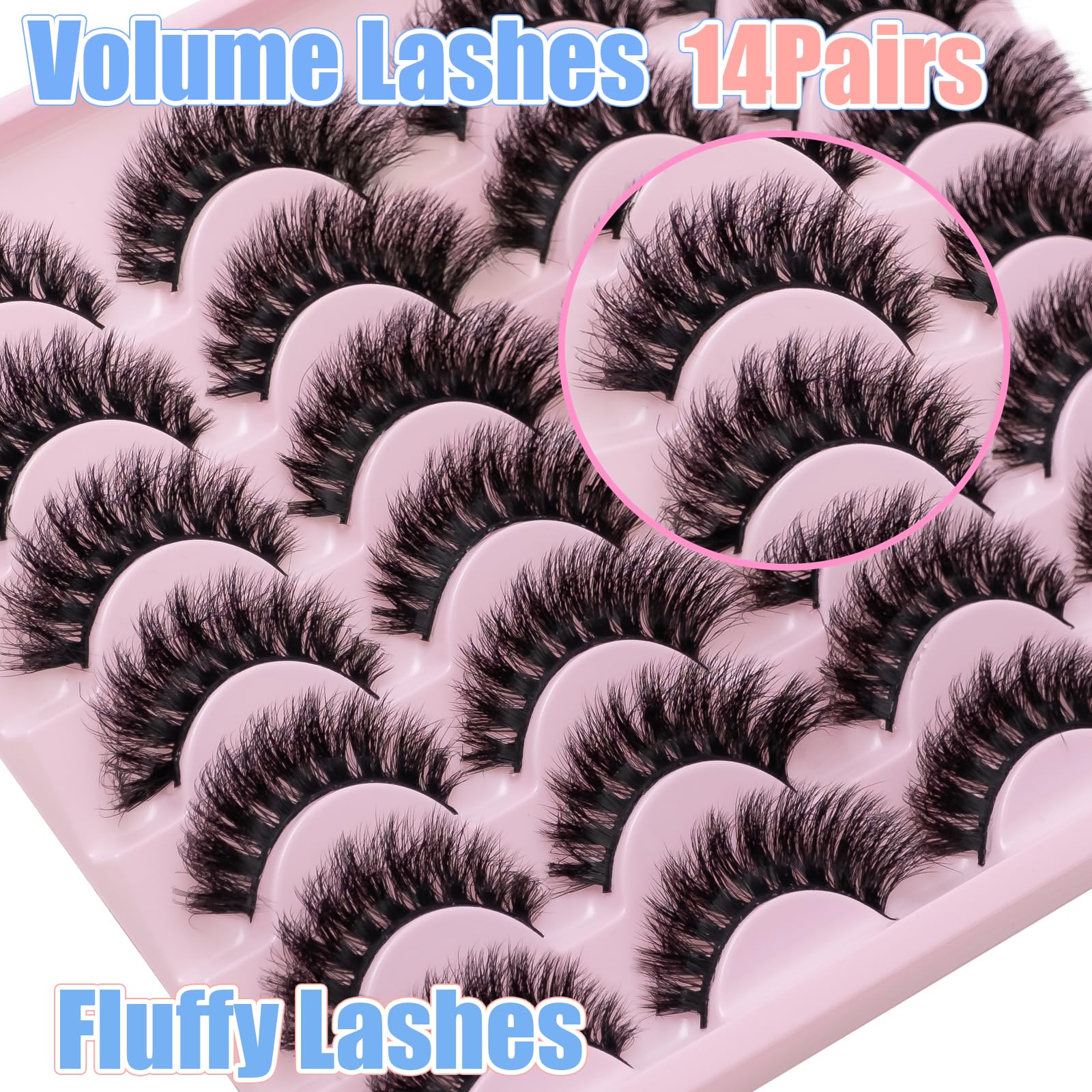 Wikbik Fluffy Mink Lashes 8D band close-up for easy application