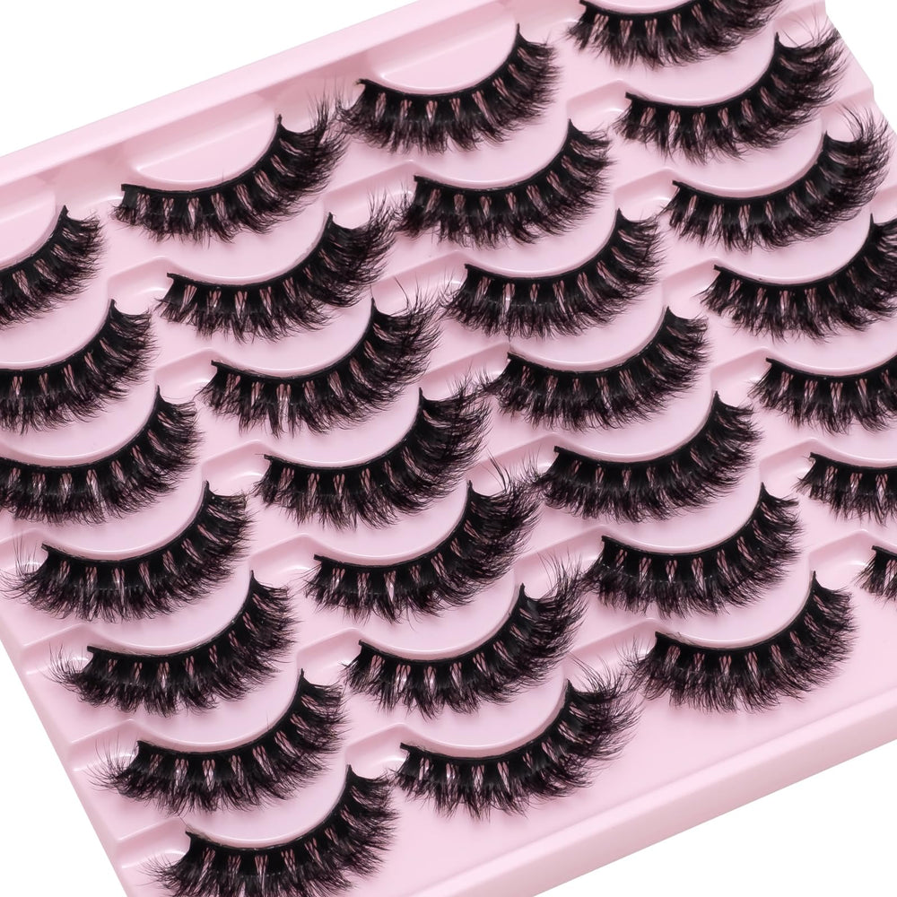 Wikbik Fluffy Mink Lashes worn for cat-eye drama