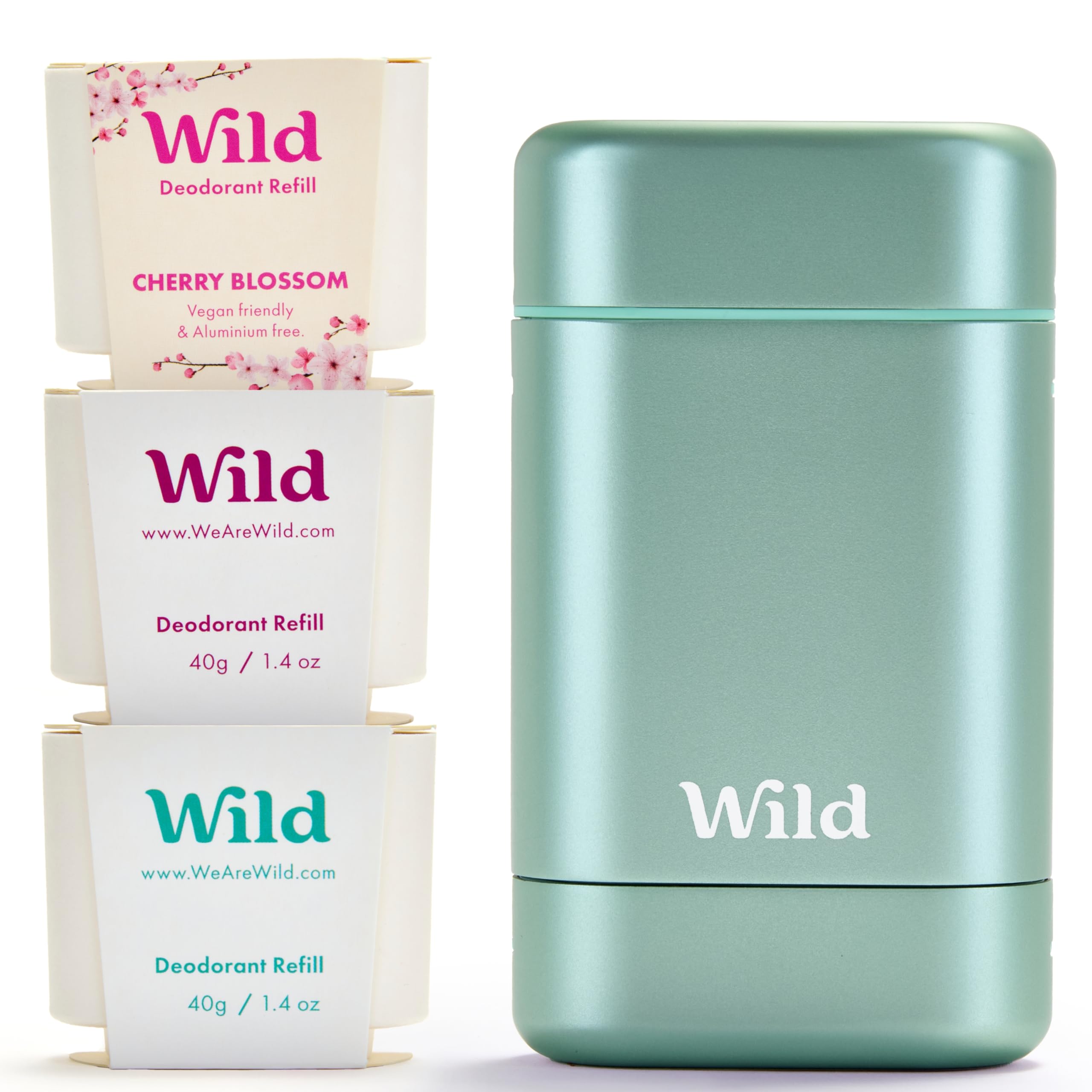 Wild Aqua Case refill variety pack displayed for versatile scent options.
