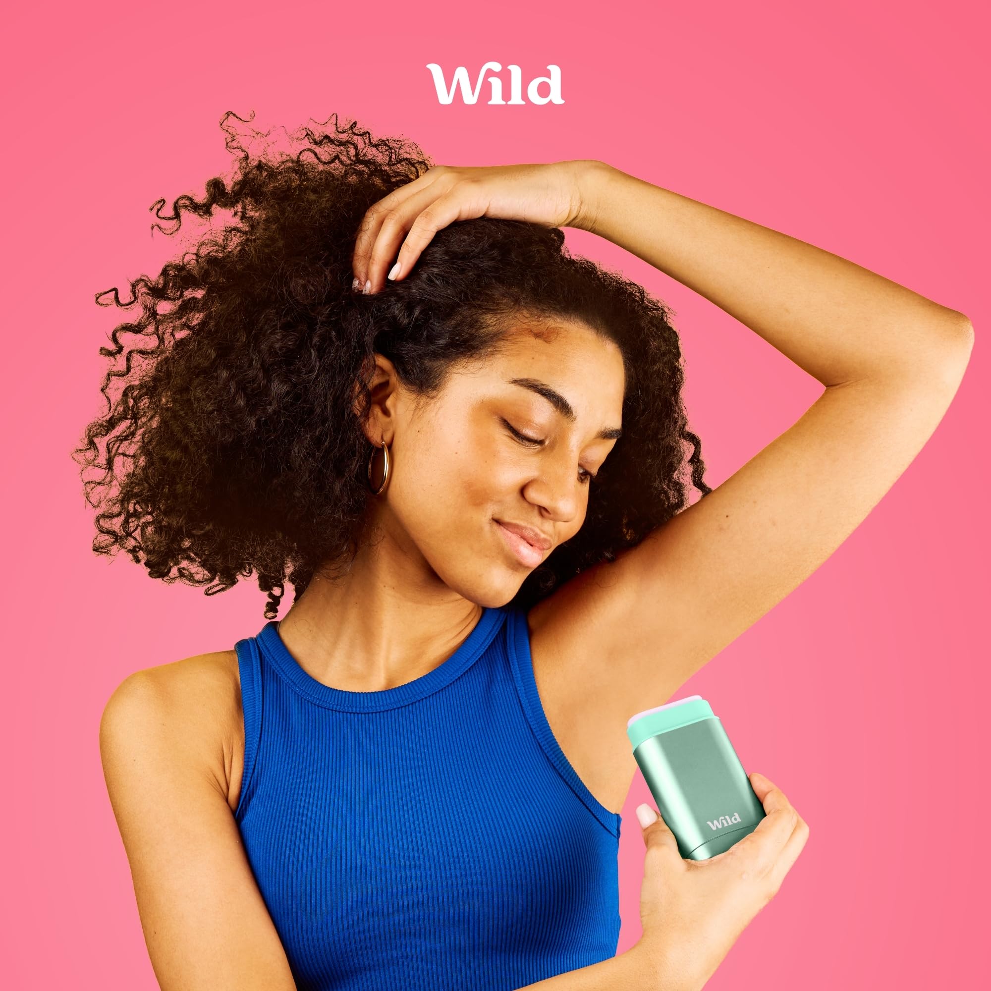 Vegan and cruelty-free Wild Aqua Case with certification icons visible.