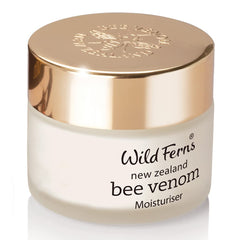 Wild Ferns Bee Venom Moisturiser jar for daily hydration and glow.