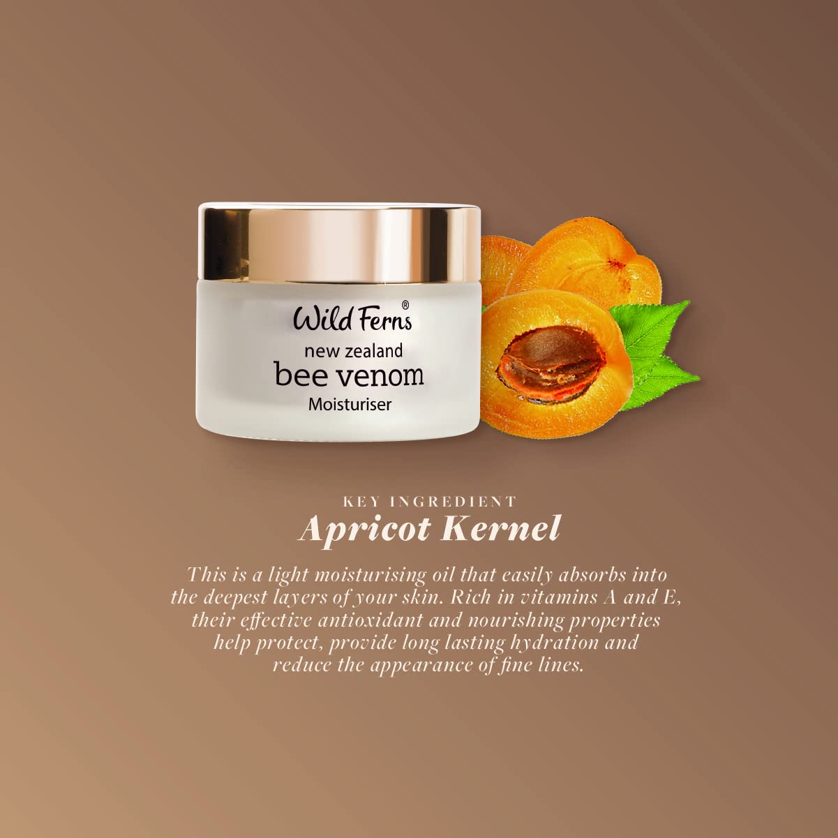 Wild Ferns Daily Use facial moisturizer supports smoother skin.