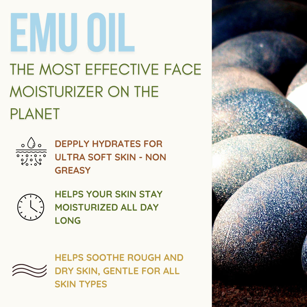Detail of Emu oil in Wild Gold Tallow Balm highlighting skin-friendly hydration