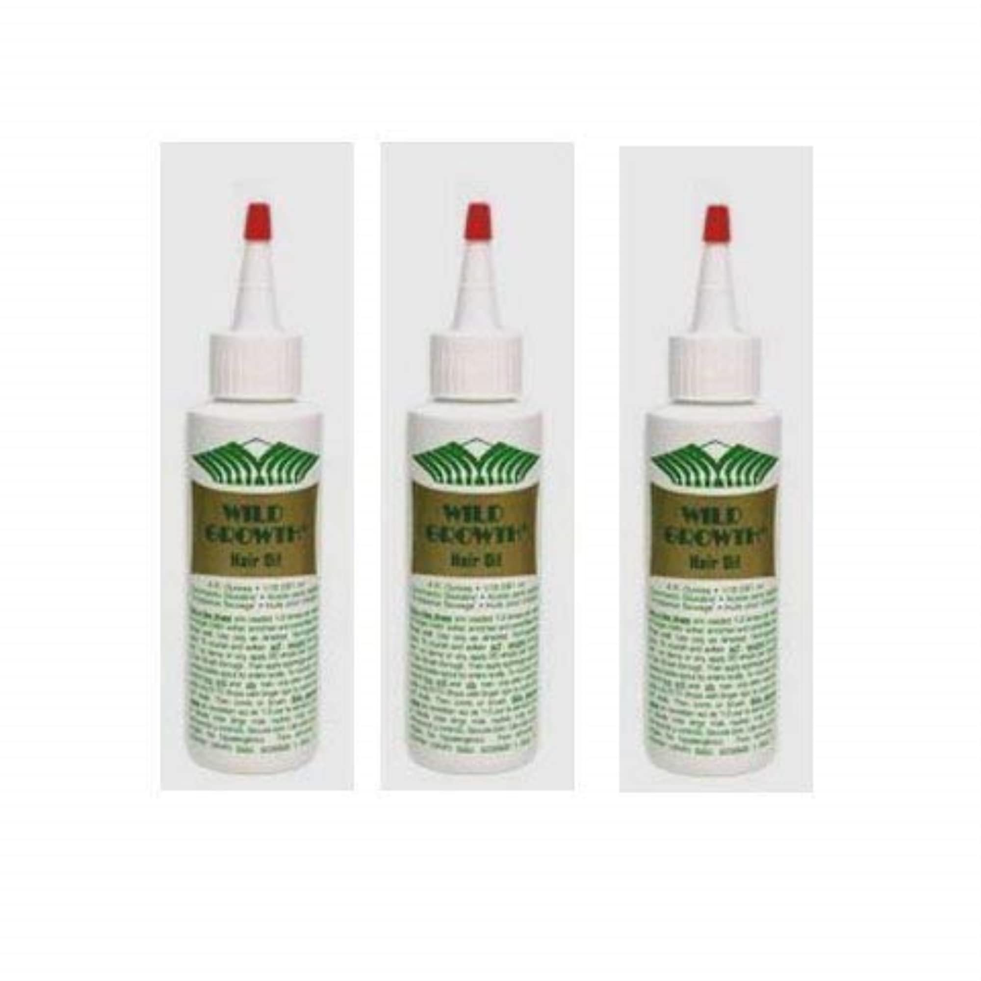 Wild Growth Hair Oil bottle close-up with a nourishing scalp-care suggestion.
