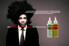 Wild Growth Hair Oil closeup texture reveals luxe formula for detangling.