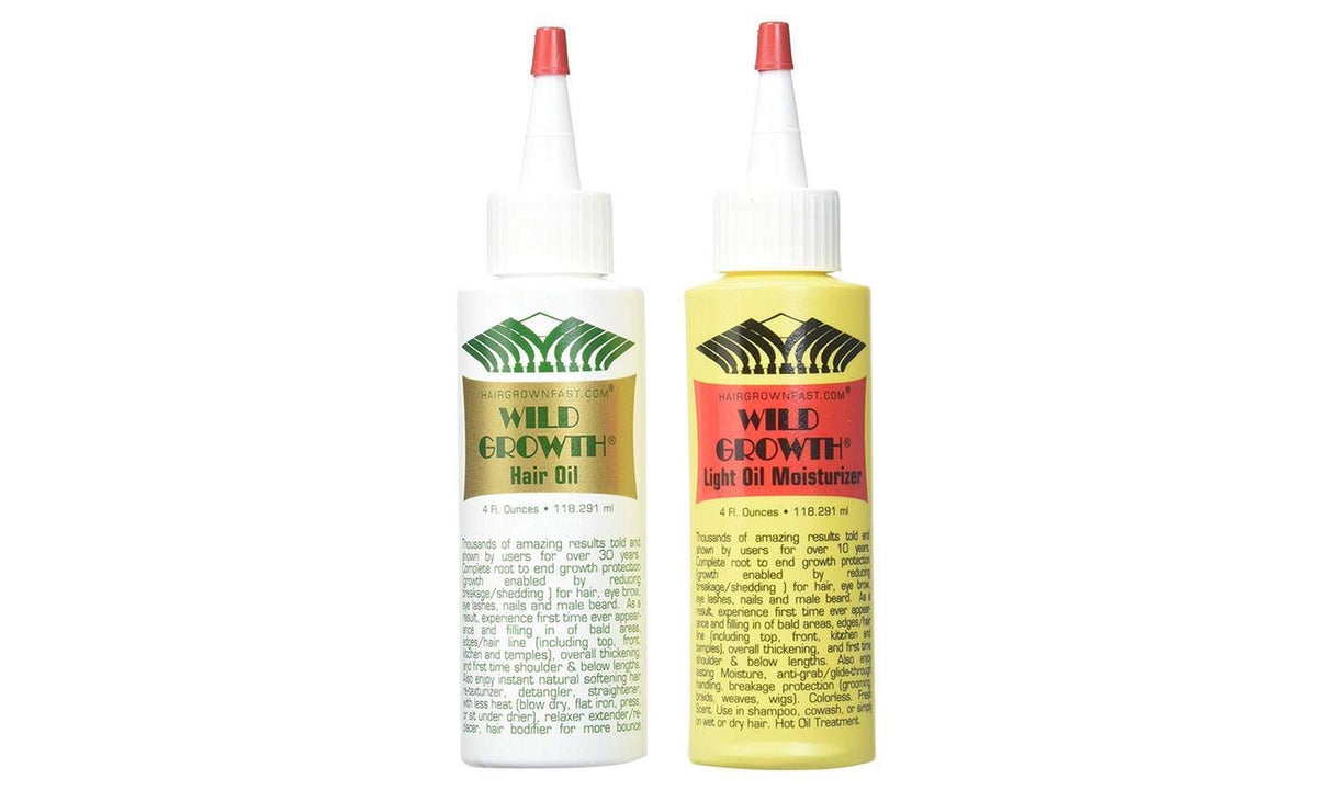 Wild Growth yellow bottle shows extra moisture for daily scalp refresh