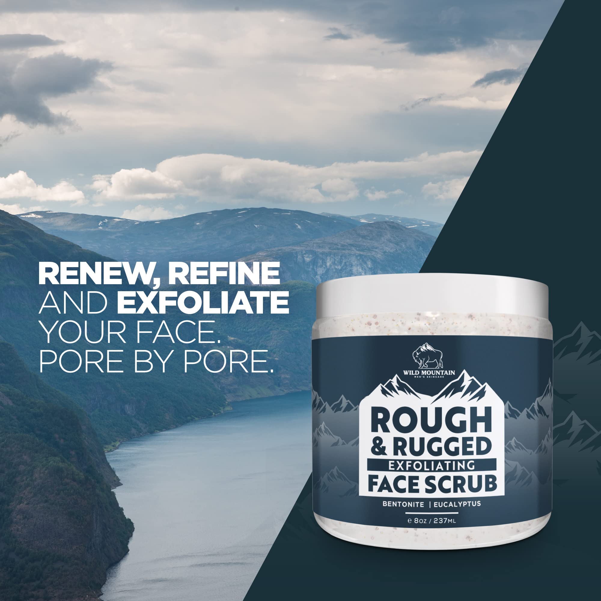 Wild Mountain Rough and Rugged cruelty-free formula is free from parabens and sulfates.