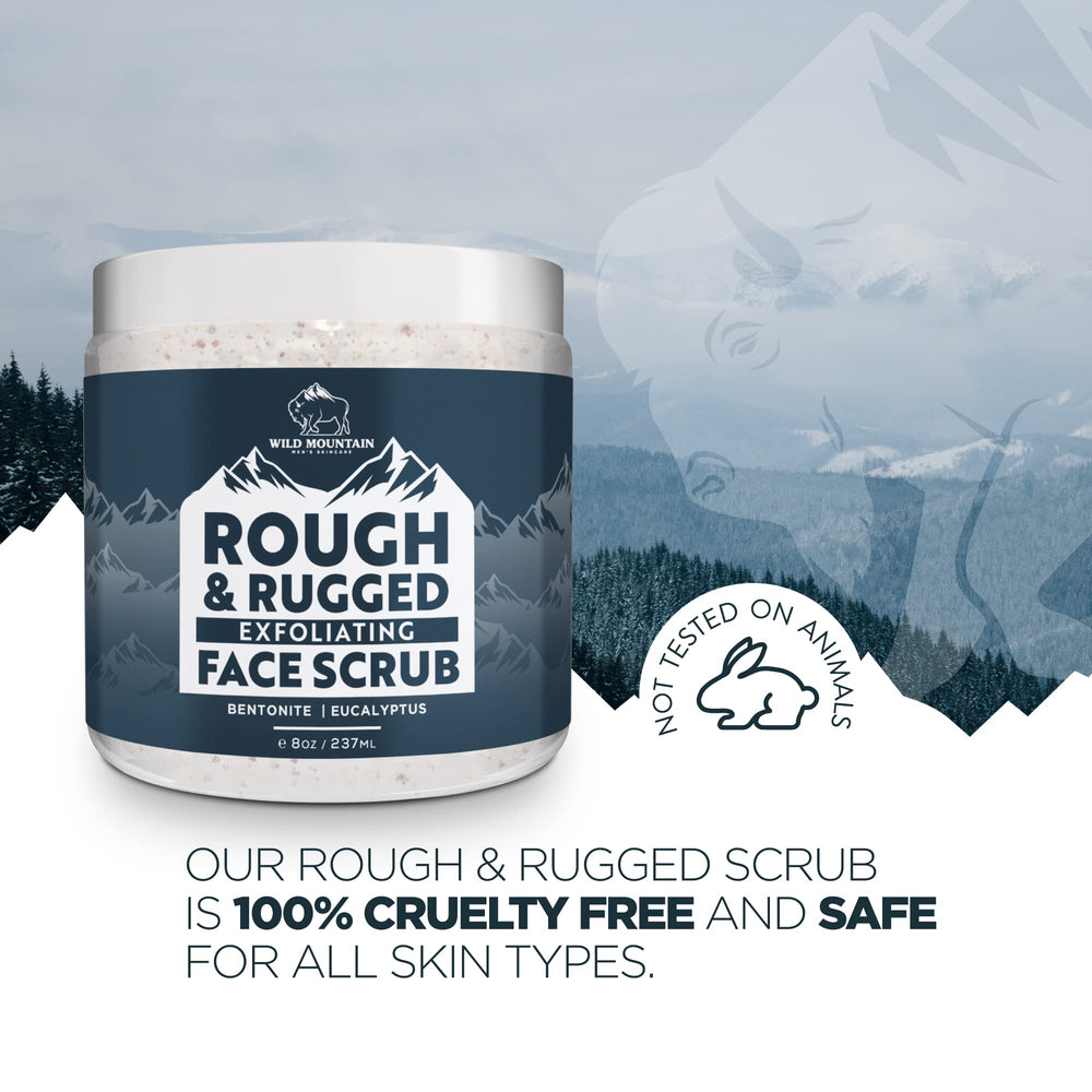 Wild Mountain Rough and Rugged aids post-shave care by unclogging follicles.