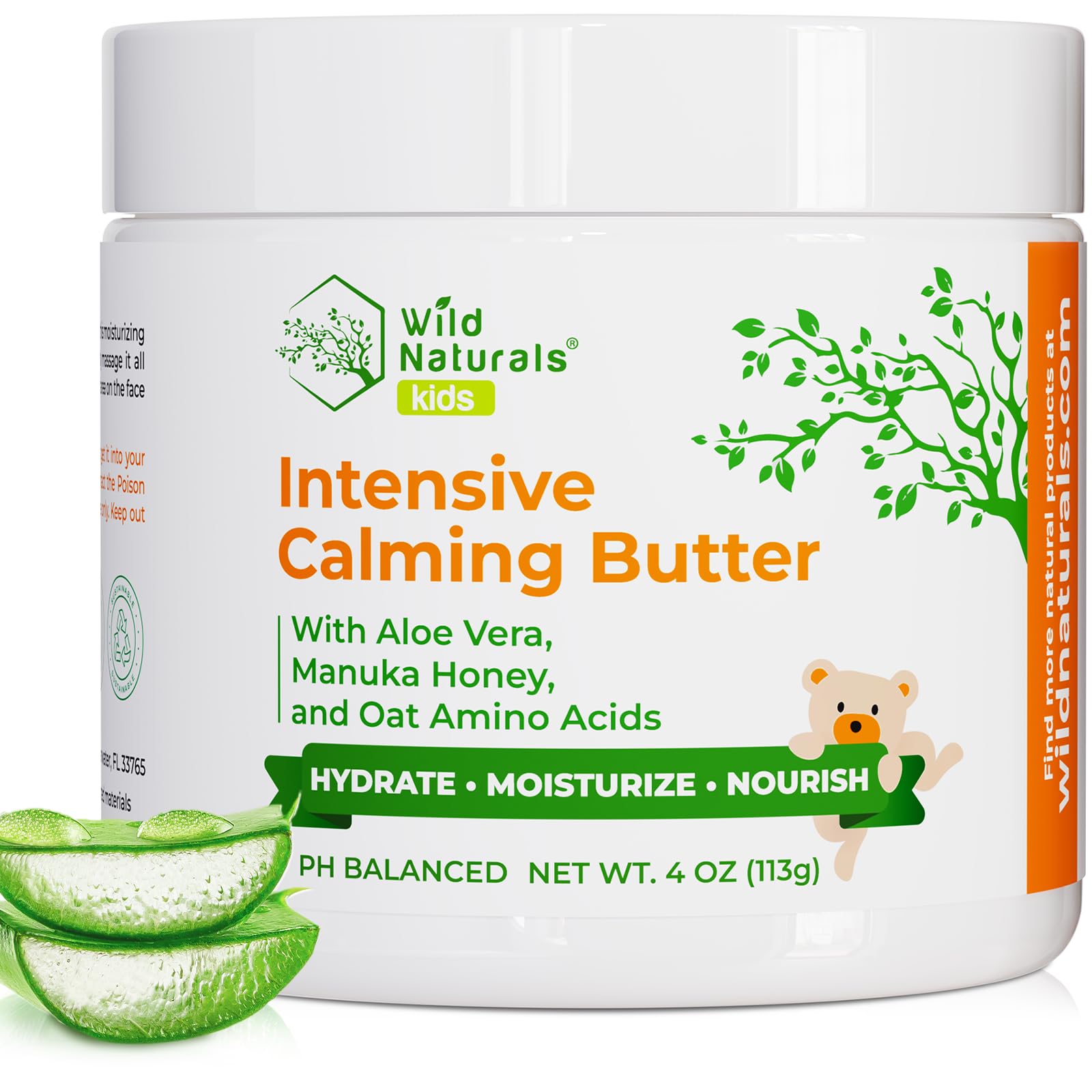 Wild Naturals Baby Eczema Cream bottle shows gentle, baby-safe formula for sensitive skin