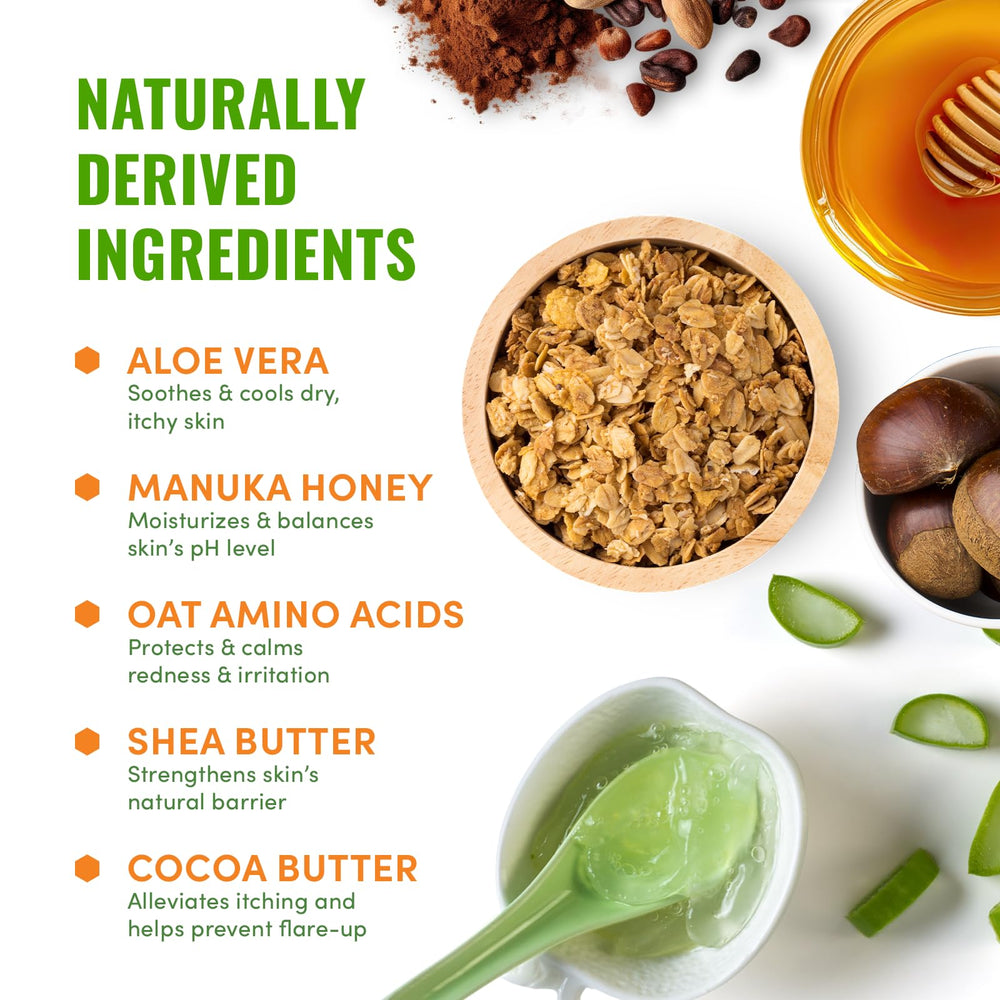 Wild Naturals Baby Eczema Cream ingredients list emphasizes safe, premium botanicals for delicate baby skin
