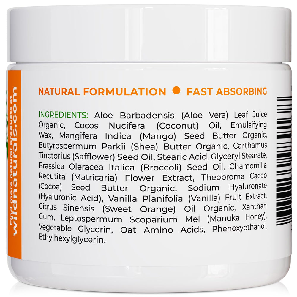 Wild Naturals Baby Eczema Cream on baby skin highlighting nourishment